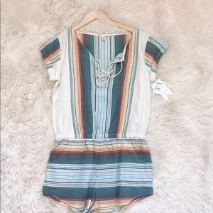 Rainbow beach romper